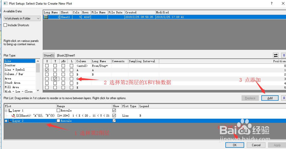 Origin:如何使用Origin绘制水平双屏图形