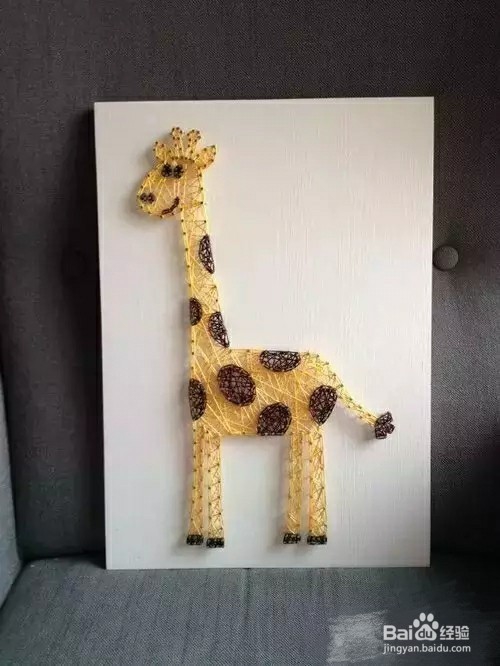 毛线手工，创意装饰画