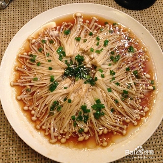 油泼金针菇怎么做