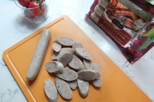 图林根香肠炒意面