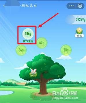 蚂蚁森林怎样帮好友复活能量