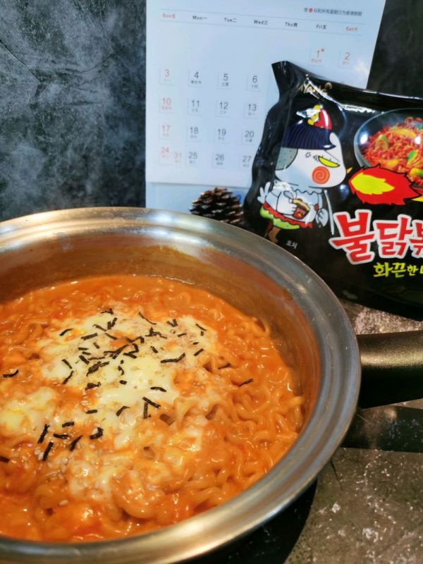 牛奶芝士火鸡面