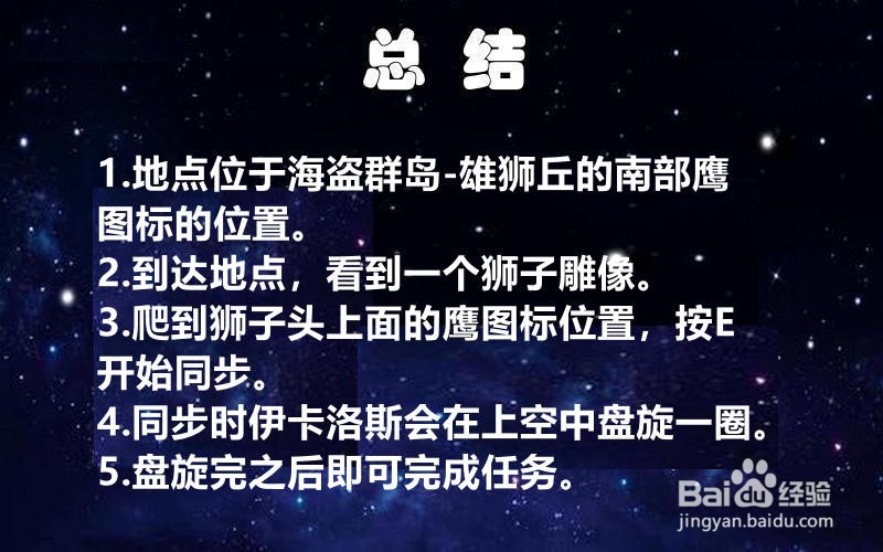 刺客信条奥德赛同步地点“横卧之狮”任务攻略