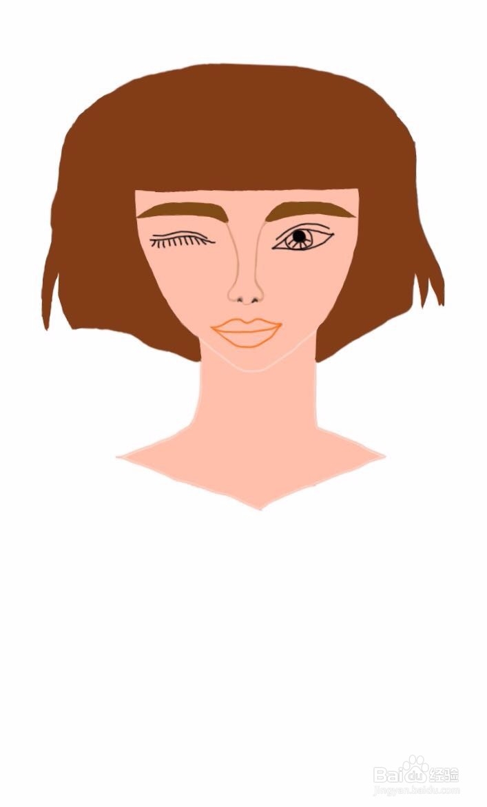 插画教程之文艺女青年