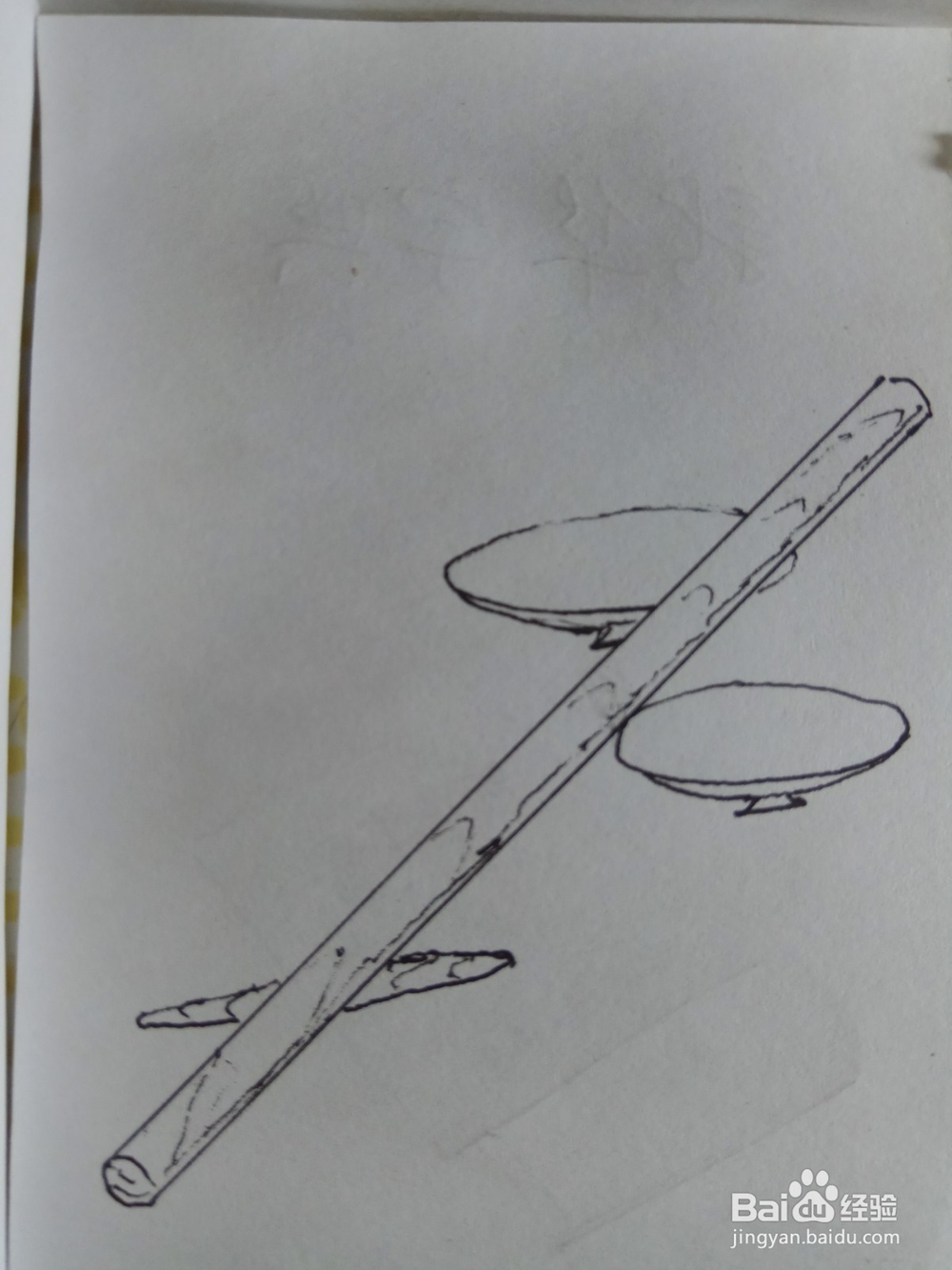 怎样画简笔画擀面杖