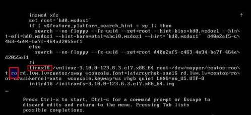 CentOS7密码忘记重置密码