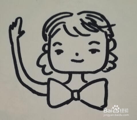 女孩的画法 女孩的简笔画