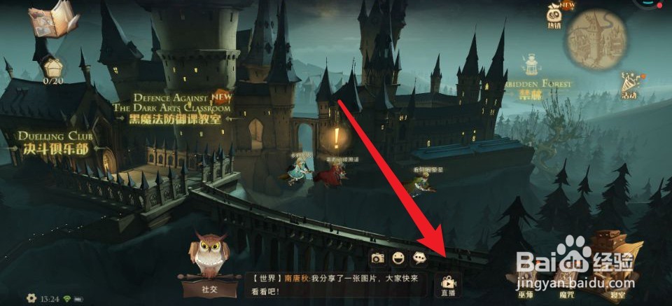 哈利波特魔法觉醒怎么看直播