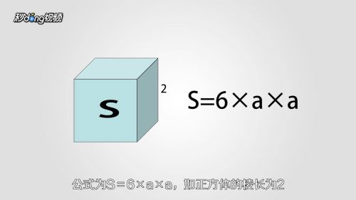怎么算正方体的面积和表面积 百度经验