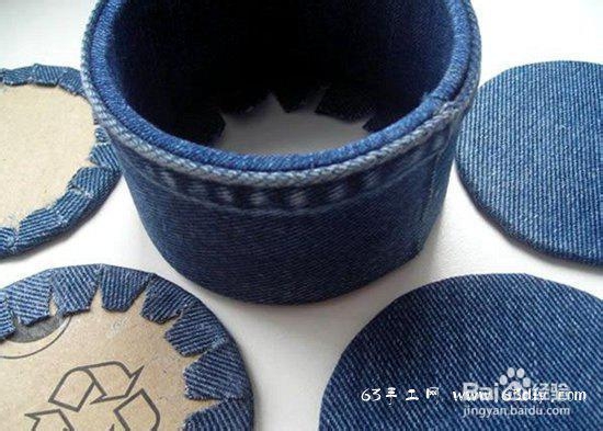 变废为宝-胶带纸芯卷纸芯旧牛仔裤DIY收