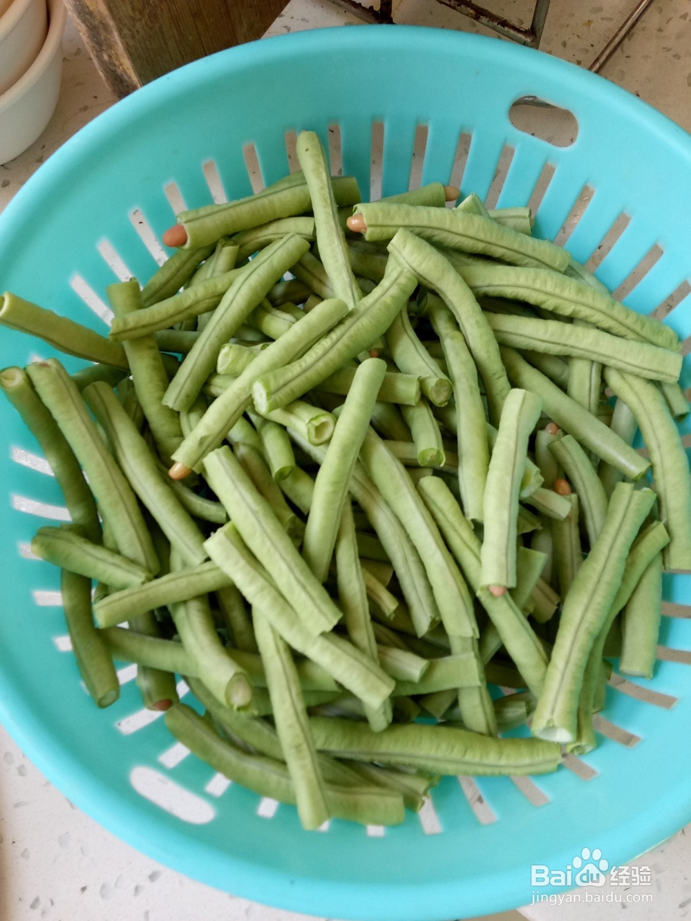 豆角芝麻酱炒香肠