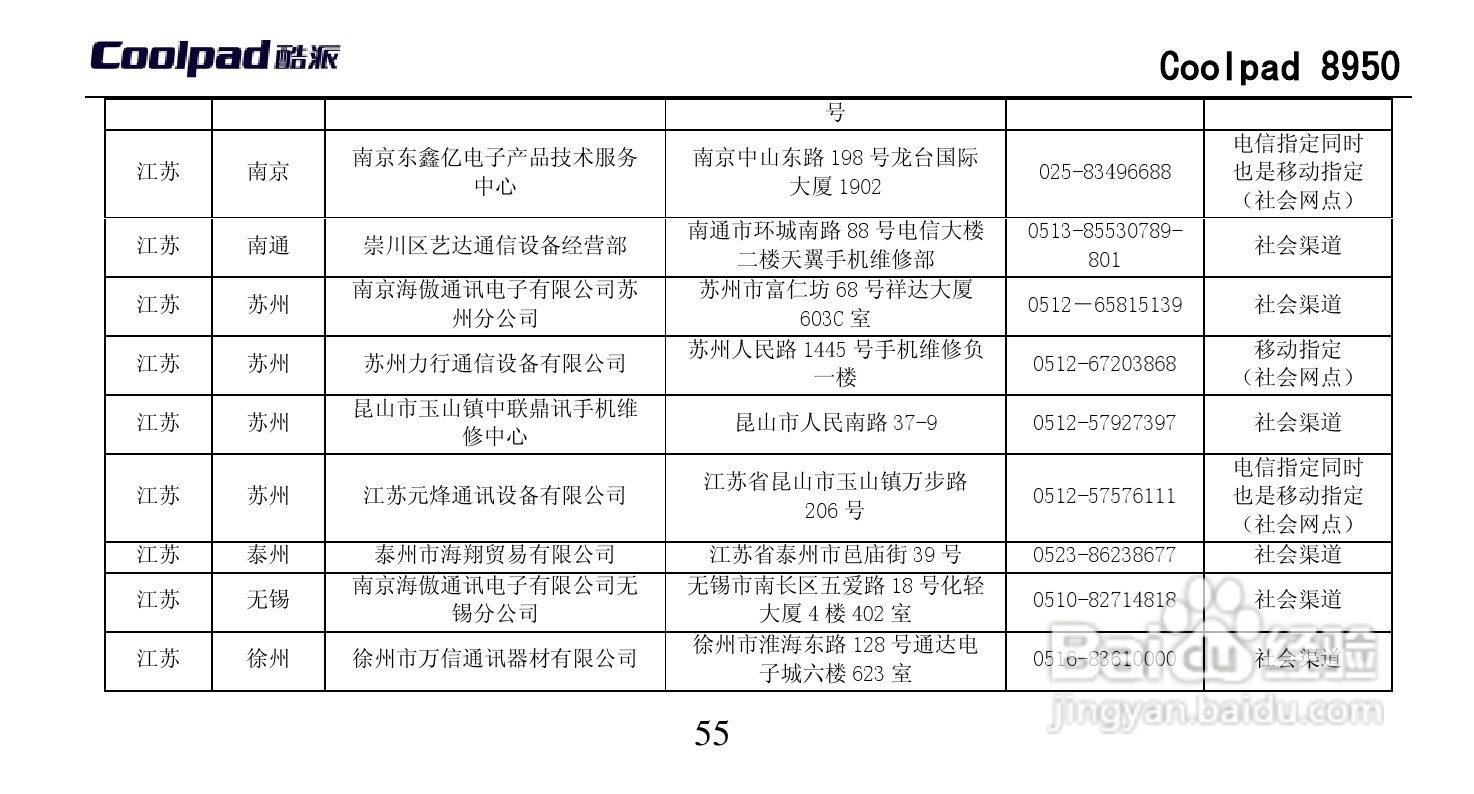 酷派 Coolpad 8950手机说明书:[7]