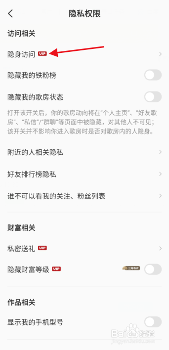 全民K歌如何隐身访问?