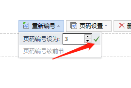 WPS文稿如何对页码重新编码?