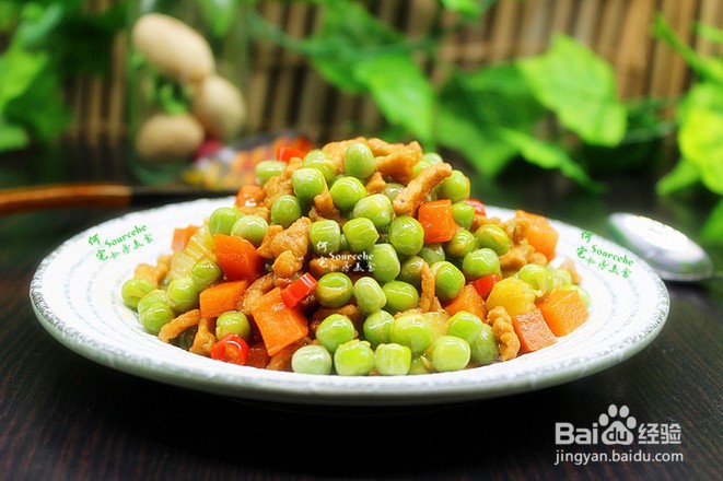 教你做五彩炒蔬菜粒