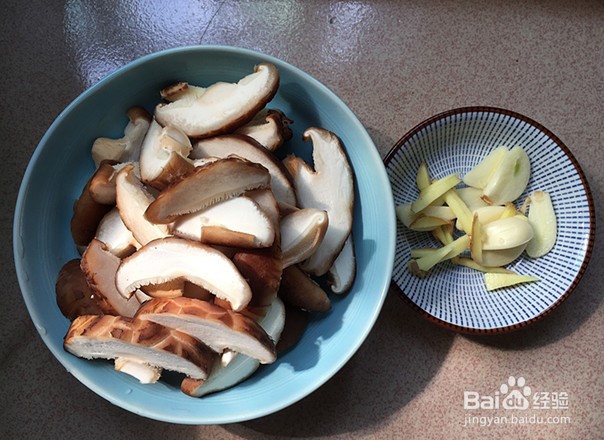 香菇小油菜的制作方法
