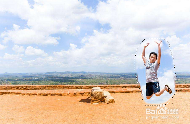 PS快速将图片中的人物移动位置