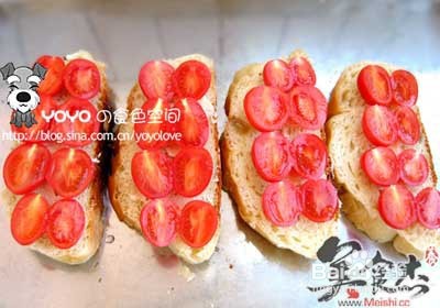 烤面包片的做法