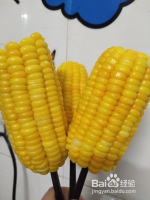 食补佳品烤玉米(奶香味)的做法