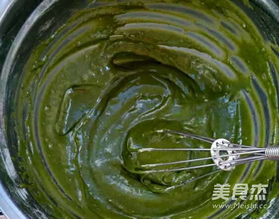 抹茶戚风的做法