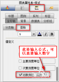 html5动态图表工具FineReport：[6]坐标图表