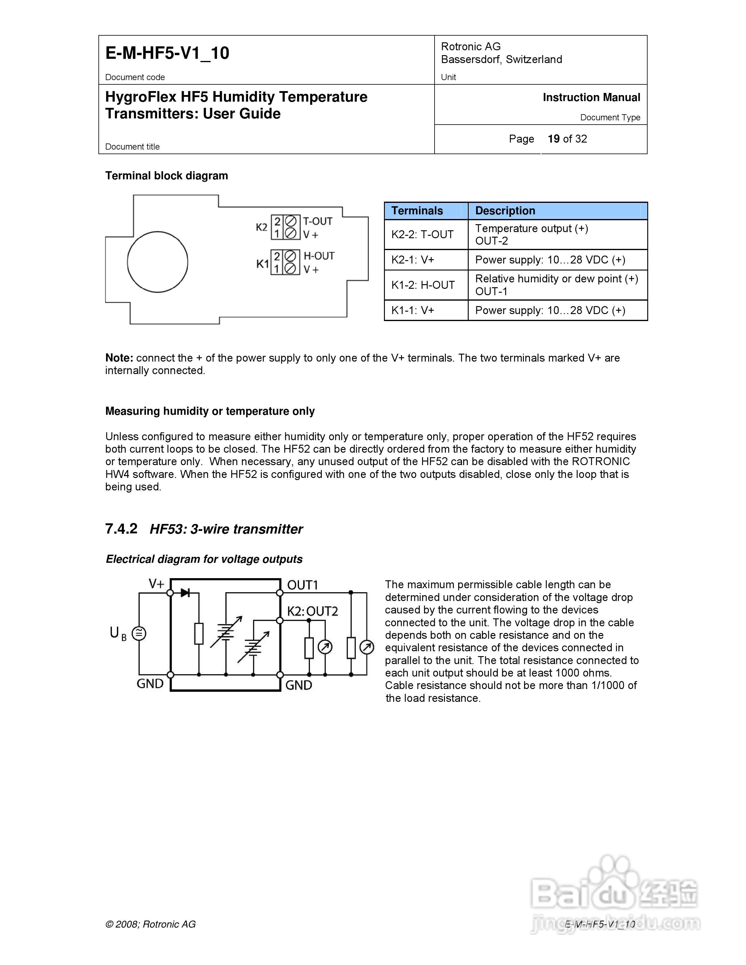 HF5工业温湿度变送器操作手册:[2]