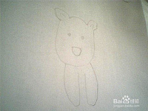 简笔画吉祥狗宝宝
