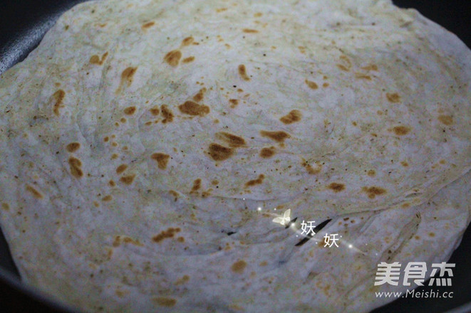 千层手抓饼的做法