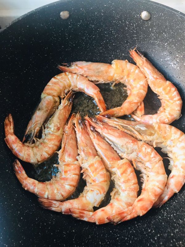 茄汁油焖斑节虾