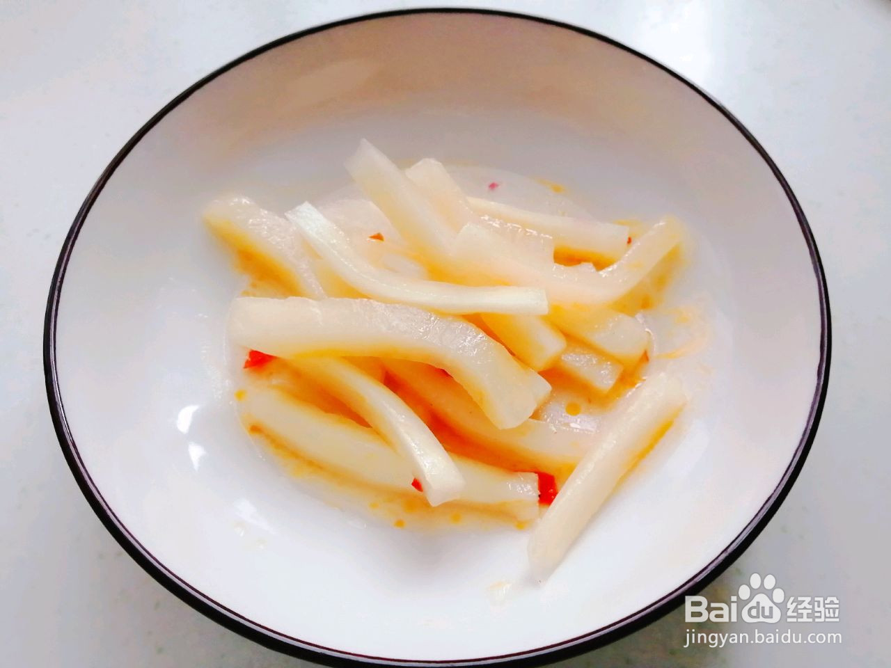 酸甜爽口的下饭菜腌萝卜的做法