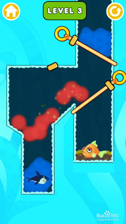 Pins Save The Fish的LEVEL 3如何过关