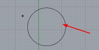 犀牛6:如何插入中心圆半径圆