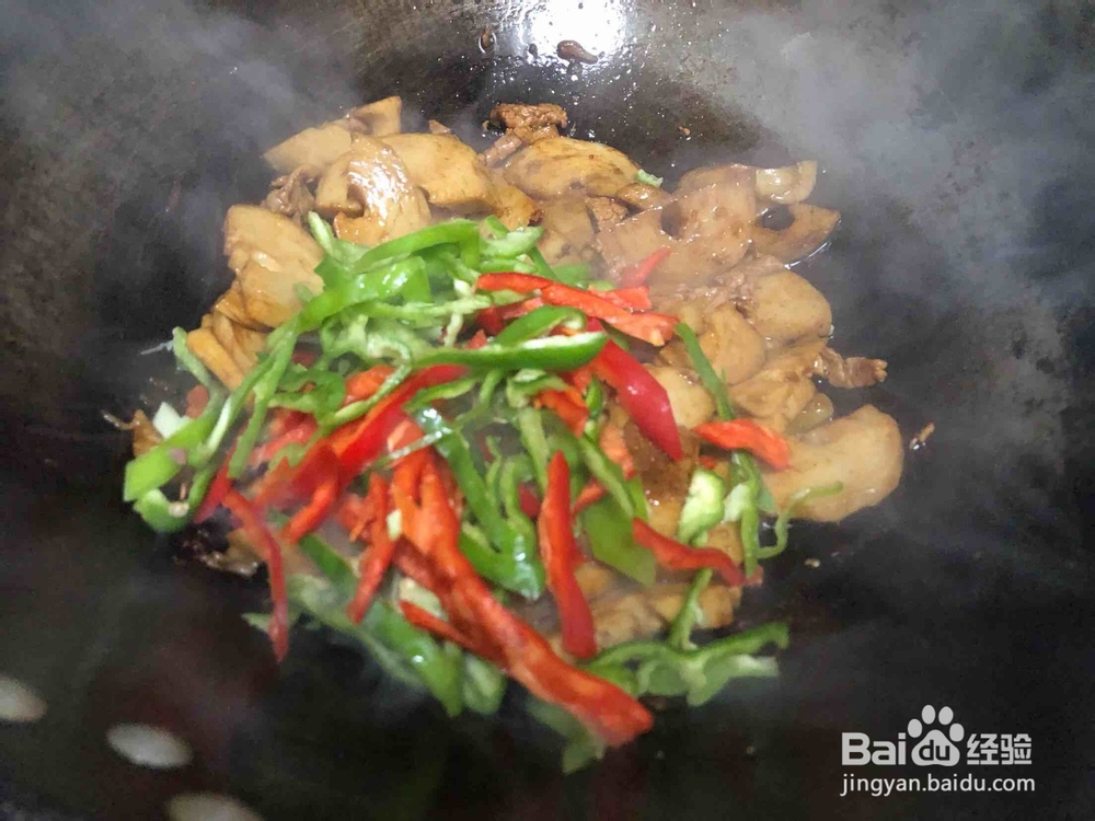 椒香面筋炒肉丝的做法