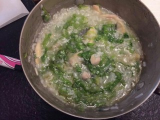 生菜鱼片粥