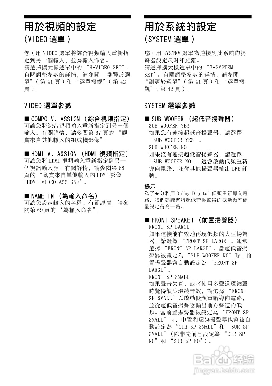 SONY STR-DG800功放使用说明书:[3]