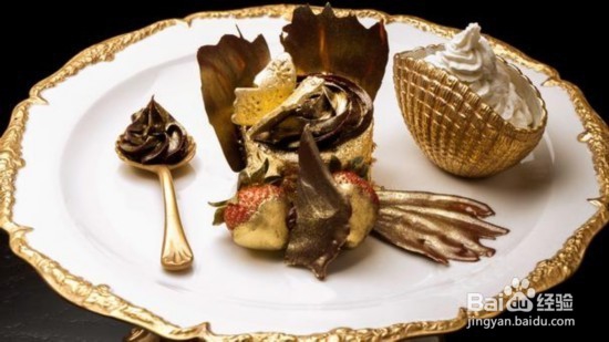 土豪们的奢华黄金美食