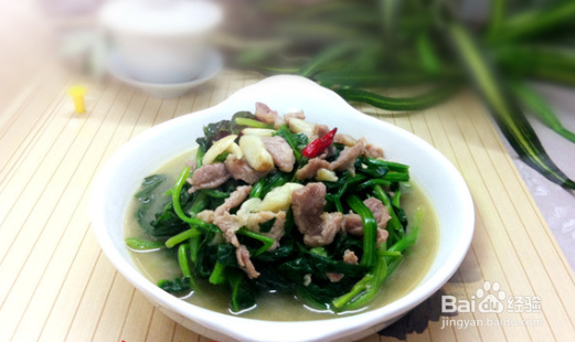 上汤菠菜的做法