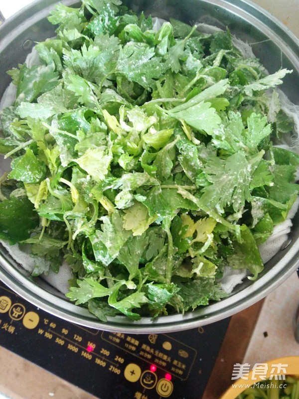 蒸芹菜叶的做法