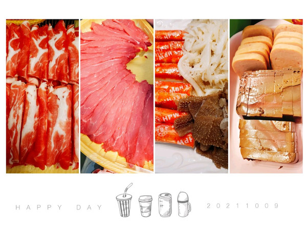 一家人在一起就是要围坐着吃火锅