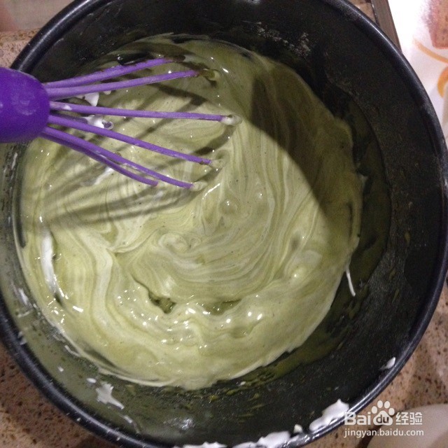 抹茶红豆戚风蛋糕的做法