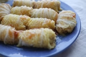 娃娃菜油炸鸡肉步骤