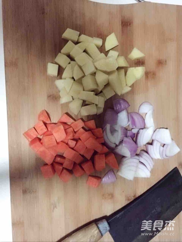 素食咖哩的做法