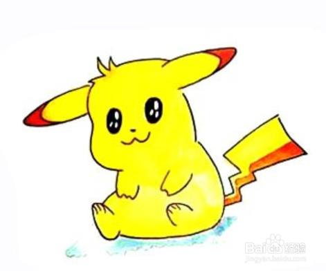 神奇皮卡丘简笔画