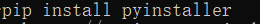 将一个.py打包.exe-------python3.7