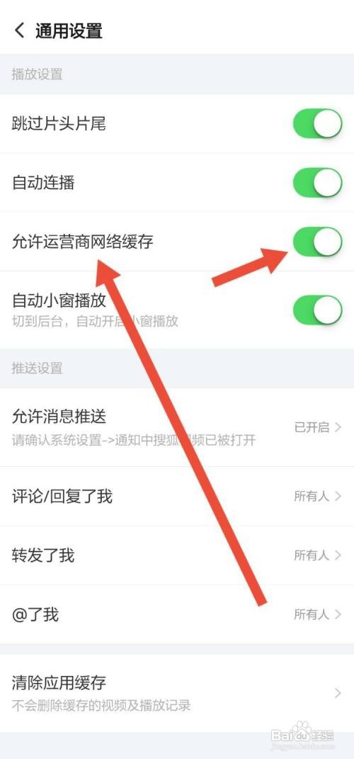 怎么关闭搜狐视频使用流量下载