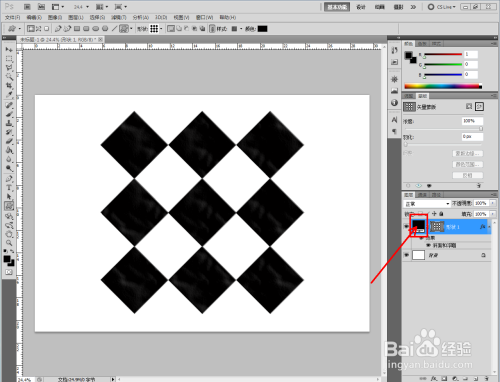 ps如何制作紫红布浮雕效果
