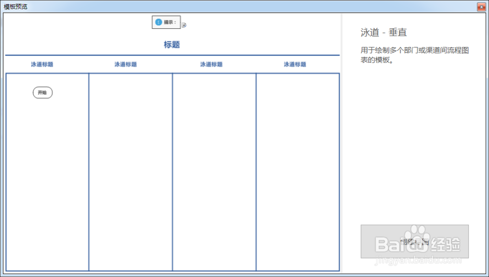 如何使用MindManager制作垂直白色泳道图