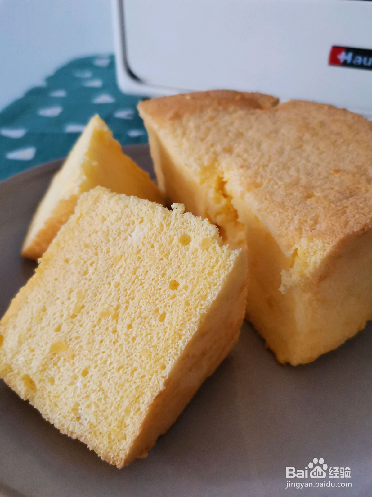 六寸原味戚风蛋糕的做法