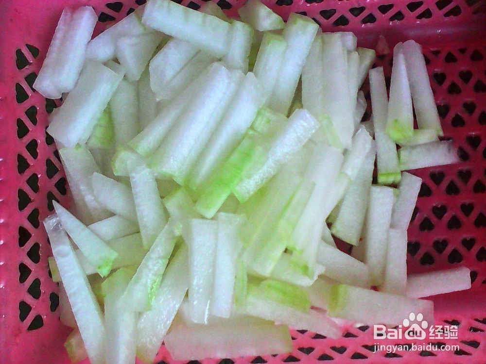 蒜香肉末冬瓜条