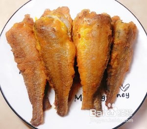 保健养生超简单干炸黄花鱼